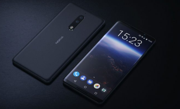 Nokia 9 phone with OLED display