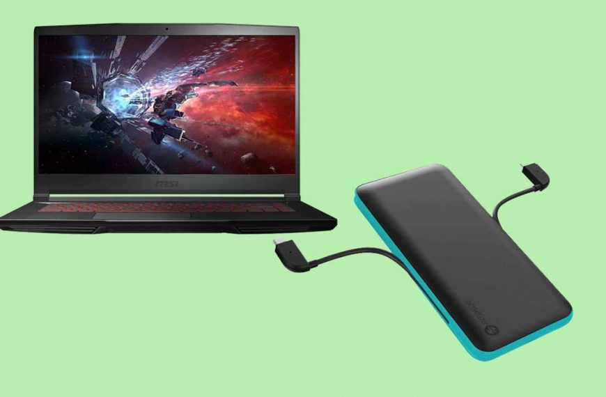 Informational guide on charging a laptop