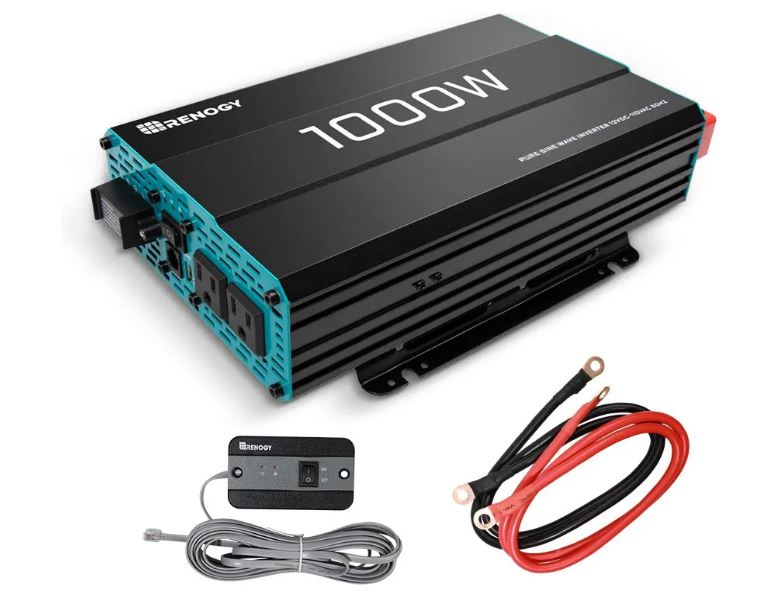 inverter that charges ion lithium batteries