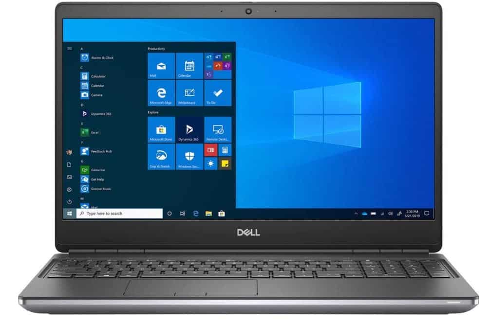 dell precision with smart card reading slot